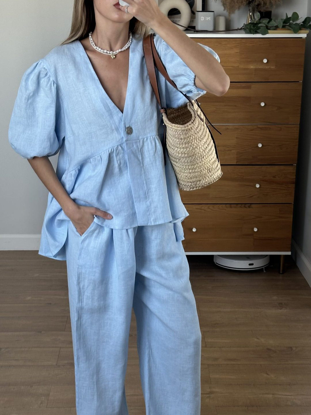 Mila | Minimalist Cotton Two-Piece Set