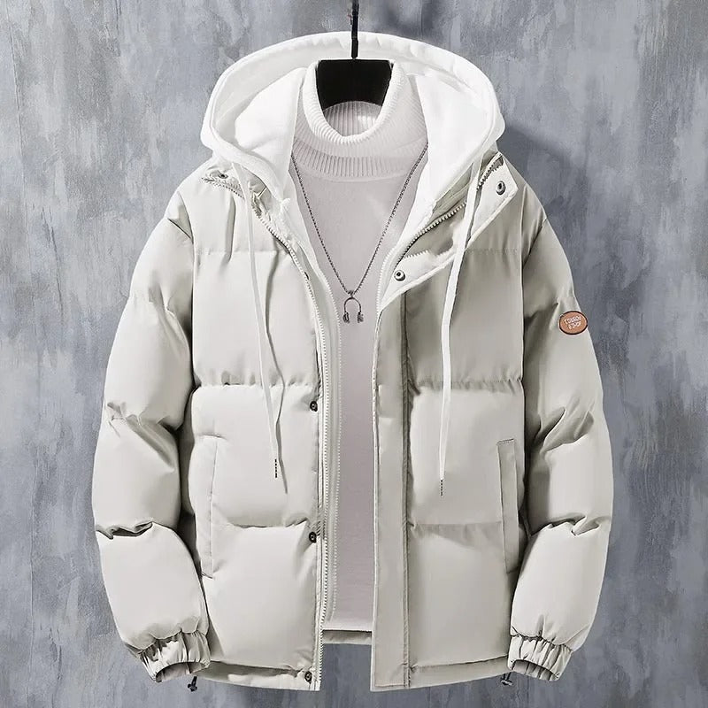 Jack - Trendy thick puffer hooded jacket