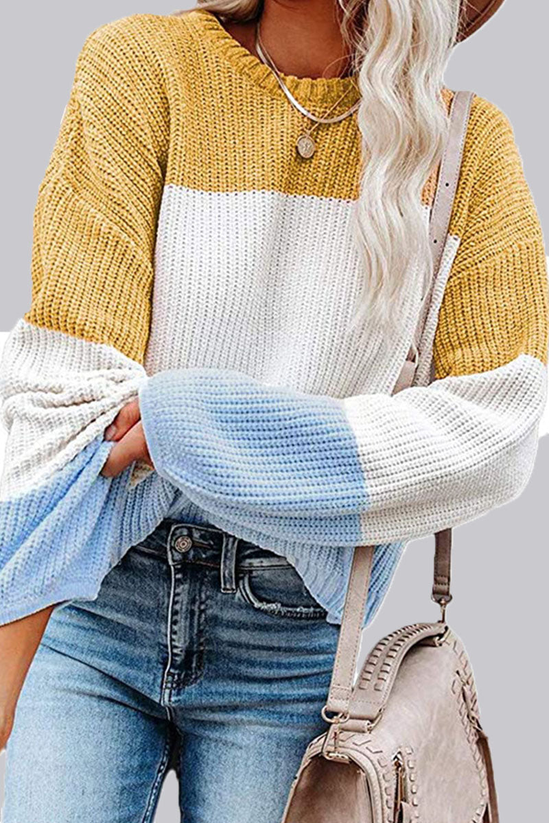 Criselda - Stylish loose knit warm winter sweater