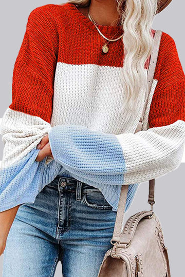 Criselda - Stylish loose knit warm winter sweater