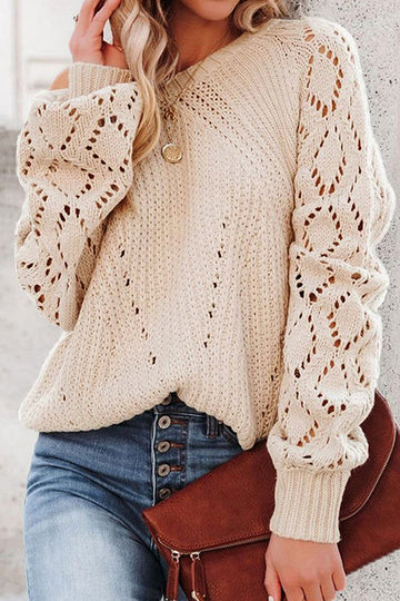 Ruby - hollow out knitted sweater