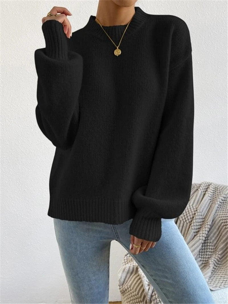 Ivory - Chic soft loose long sleeve sweater