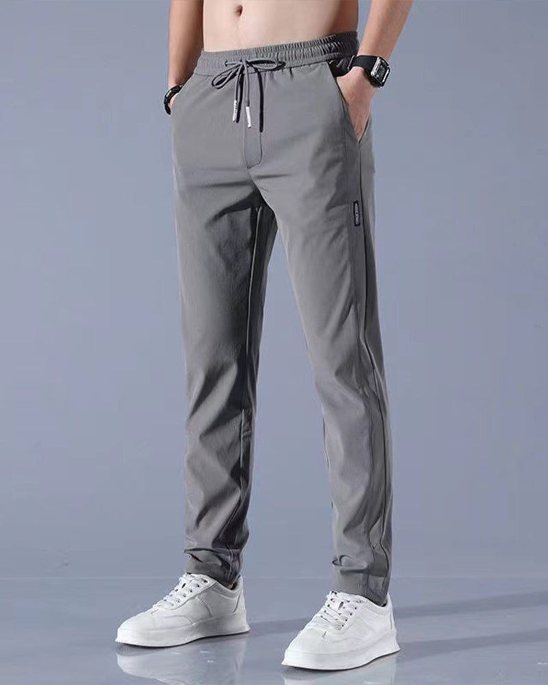 Jorge - Casual straight-leg trousers