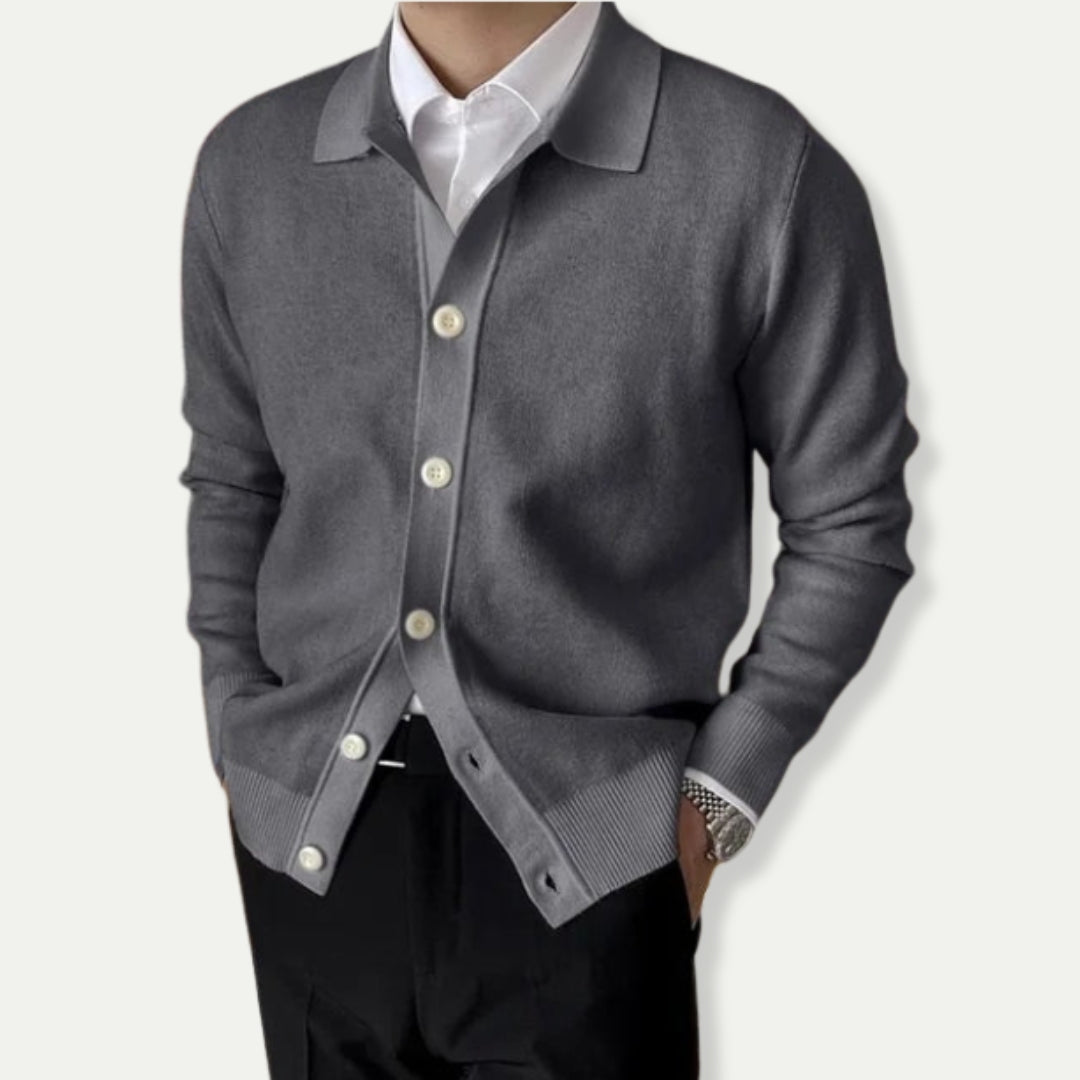 Joaquin - Elegant classic button-up cardigan