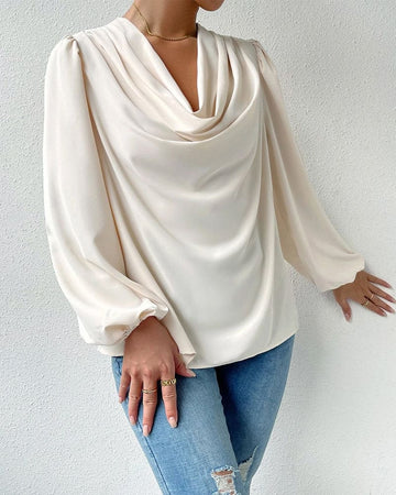 Noralie - Loose stylish long-sleeve blouse