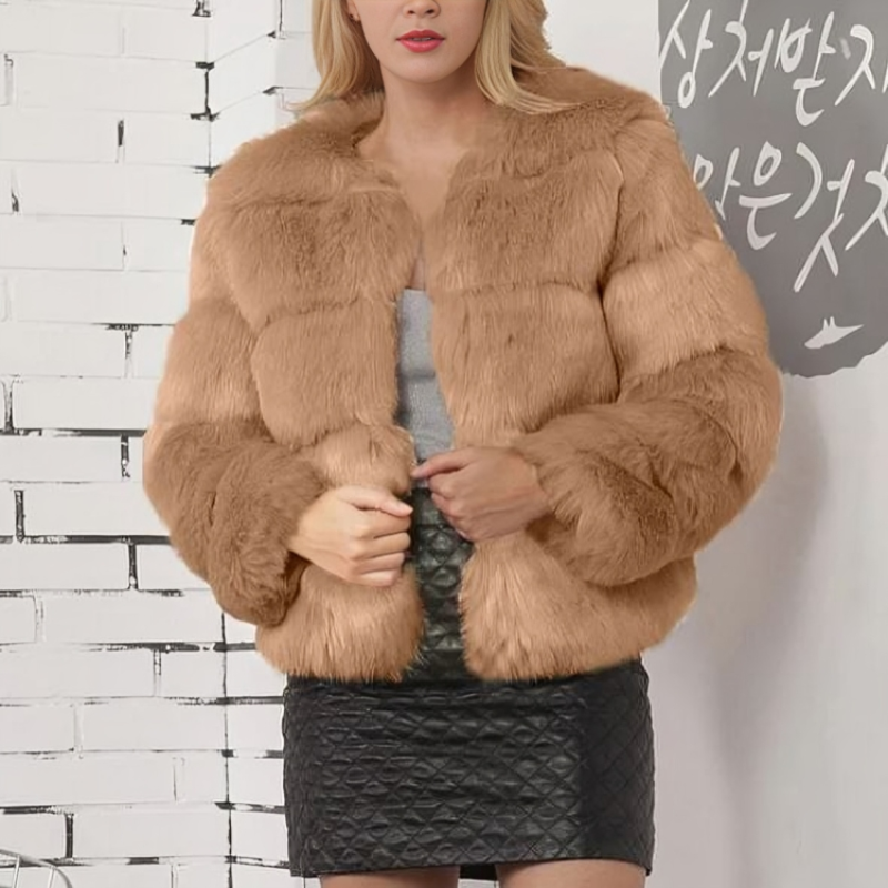 Chesca - Cosy soft faux fur winter jacket