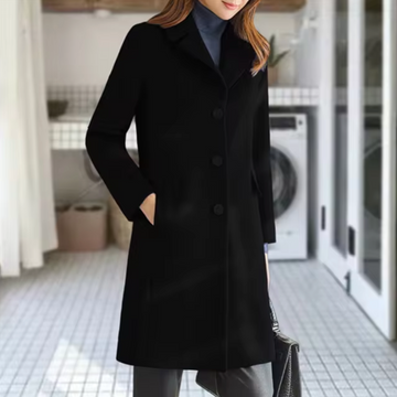 Zahra - Elegant winter wool trench coat