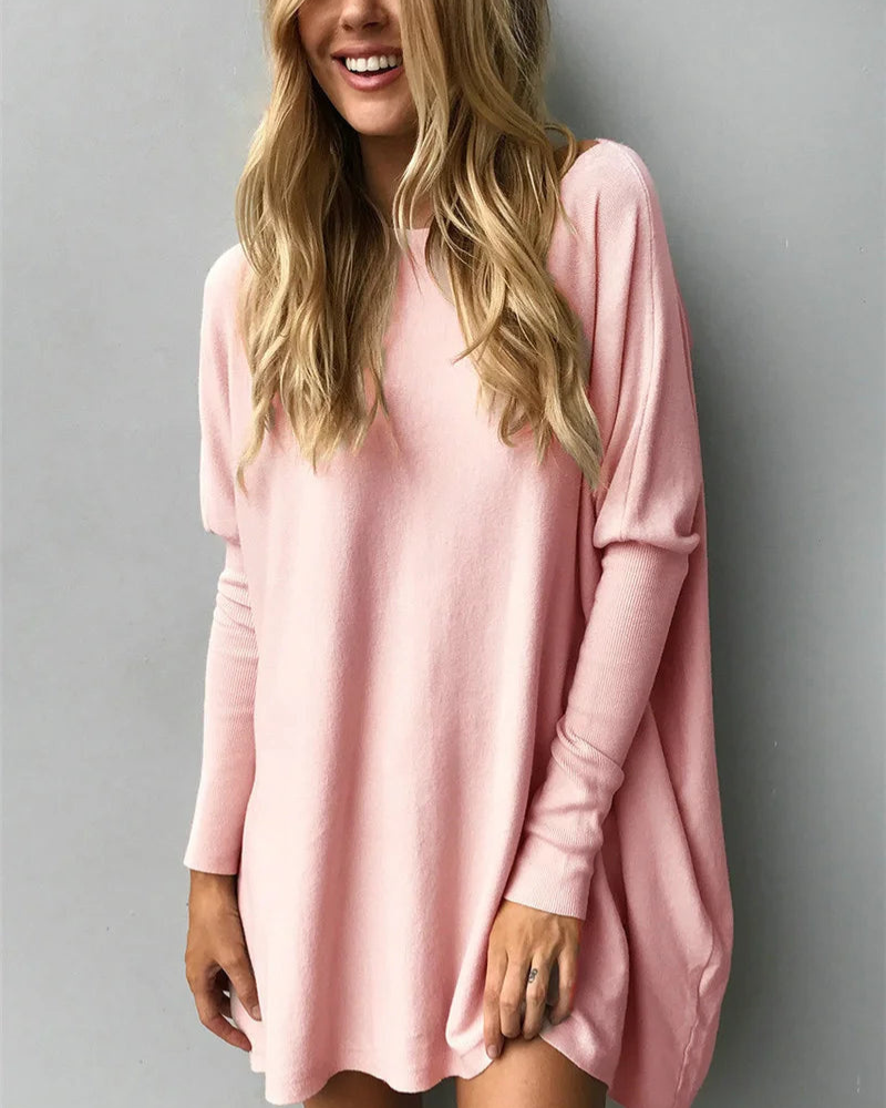 Vera - Round neck baggy pullover