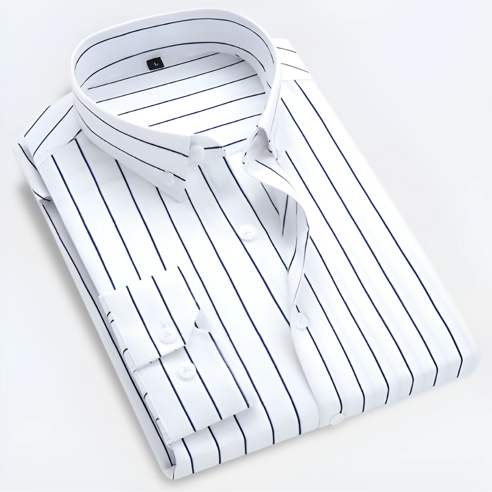 Matthew - Men's Stripe Long Sleeved Shirt