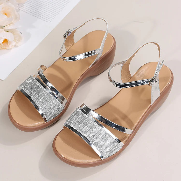 Beatriz - Elegant Wedge Sandals