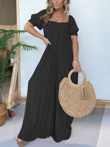 Lennie - Stylish cosy wide-leg jumpsuit