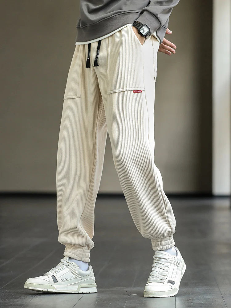 Percival - Stylish Corduroy Sweatpants