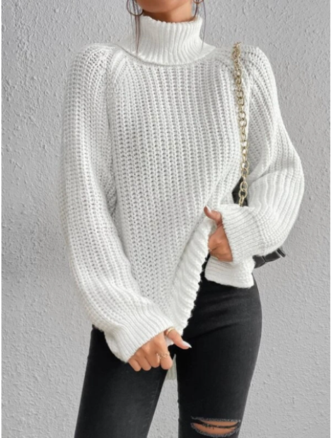 Fleur - Knitted Turtleneck Sweater