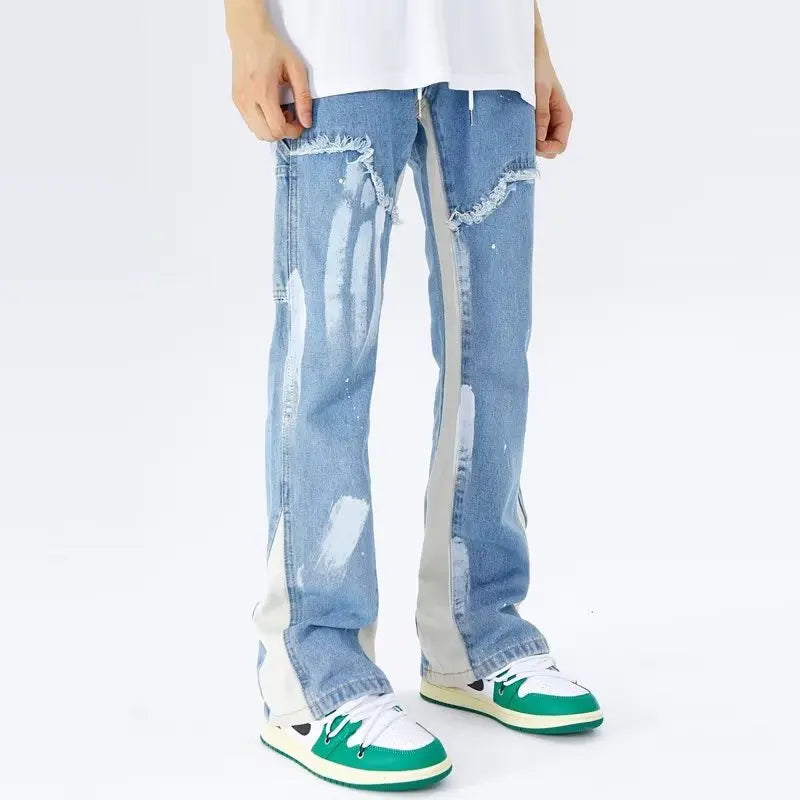 Teddy - Drawstring Denim Pants