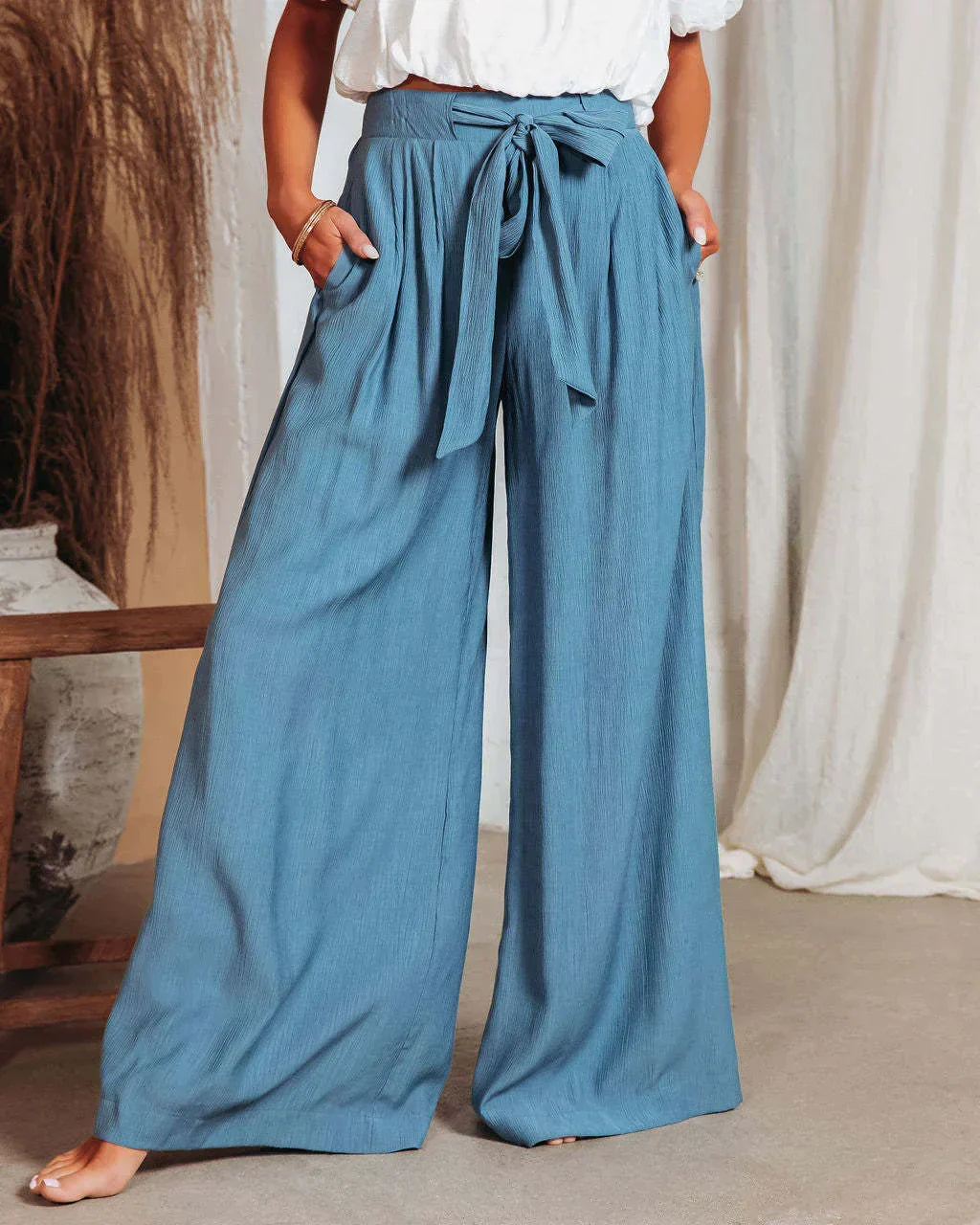 Rainie - Stylish wide-leg trousers