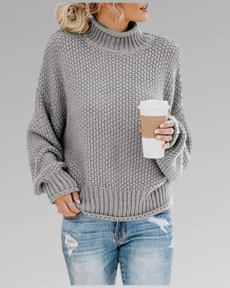 Zella - Stylish knitted turtleneck sweater