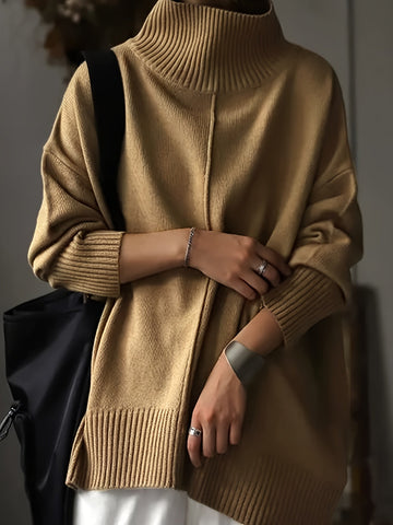 Delphine - Oversize turtleneck warm winter sweater