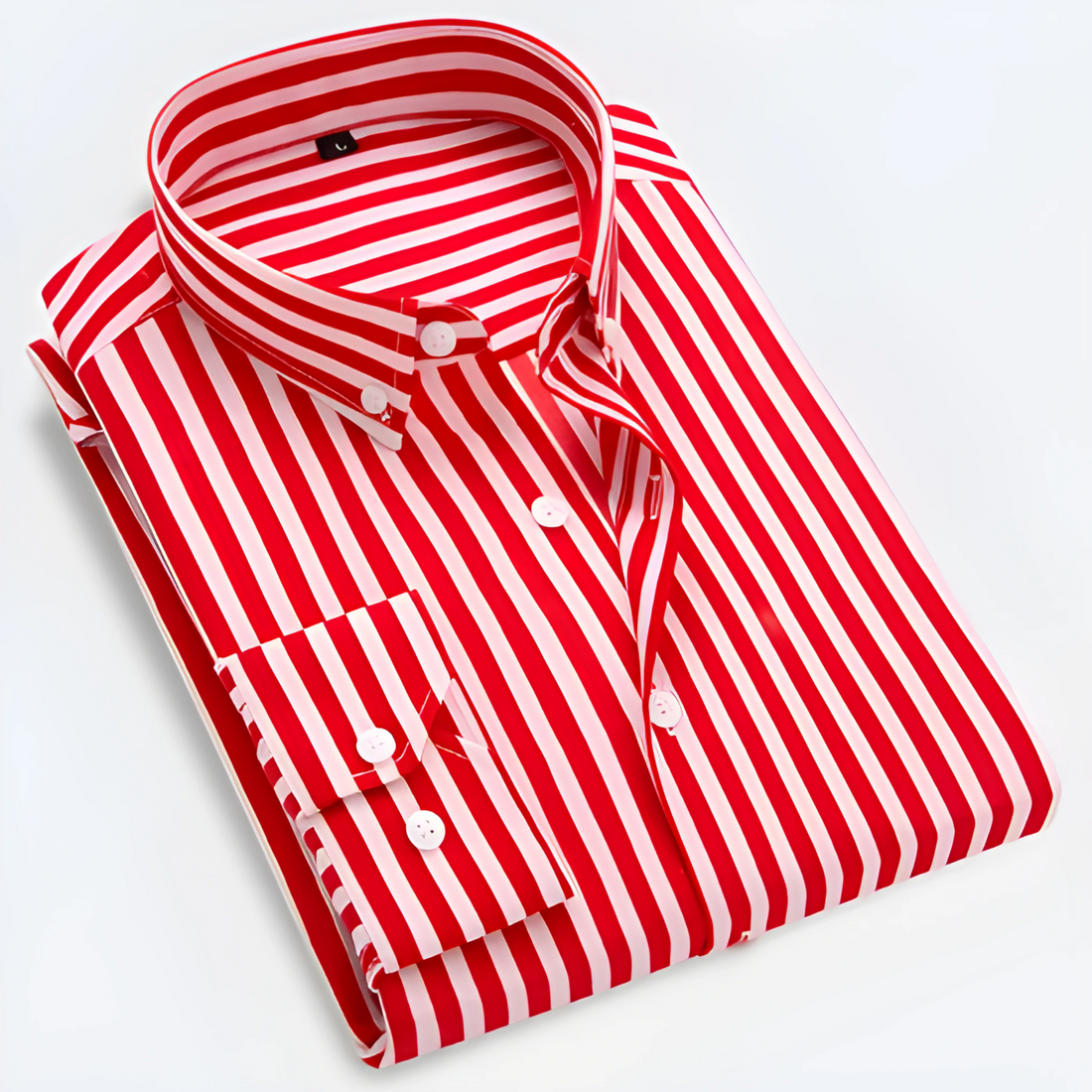 Matthew - Men's Stripe Long Sleeved Shirt