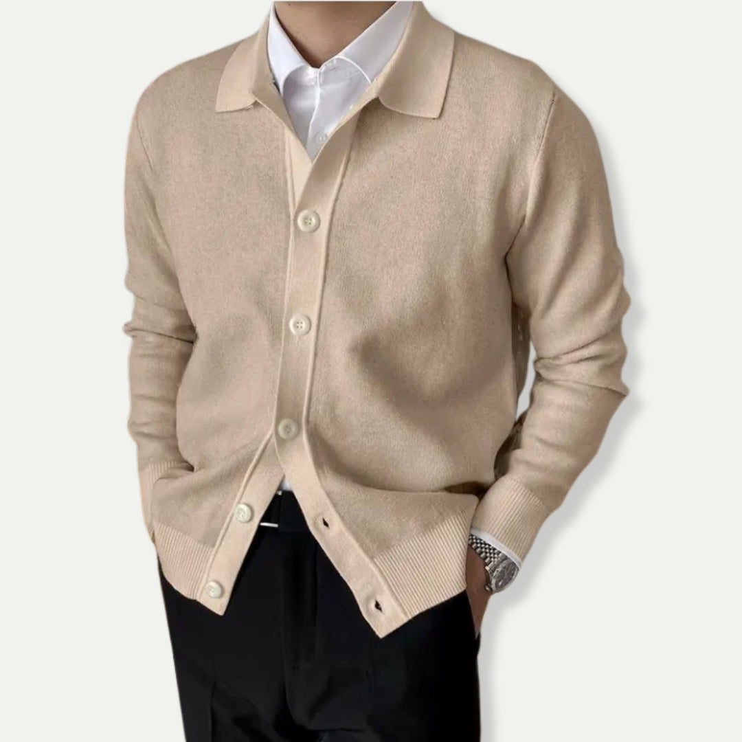 Joaquin - Elegant classic button-up cardigan