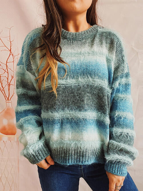 Maica - Cosy soft striped sweater