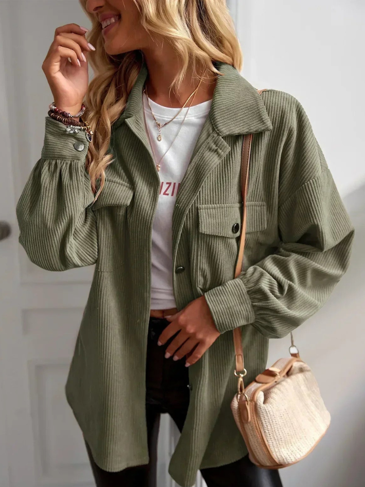 Mary - Stylish corduroy coat