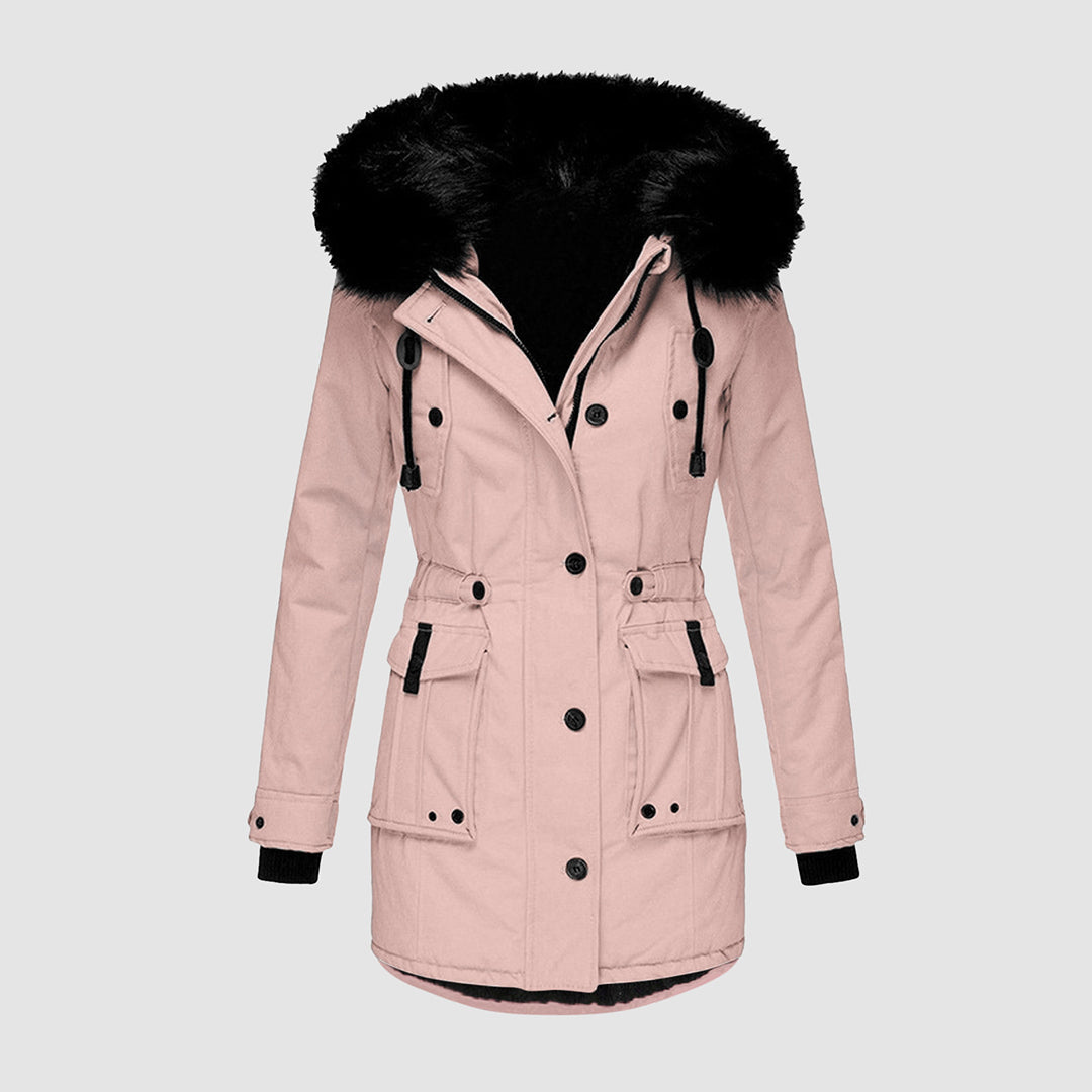 Bridget - Stylish cosy and warm hooded jacket