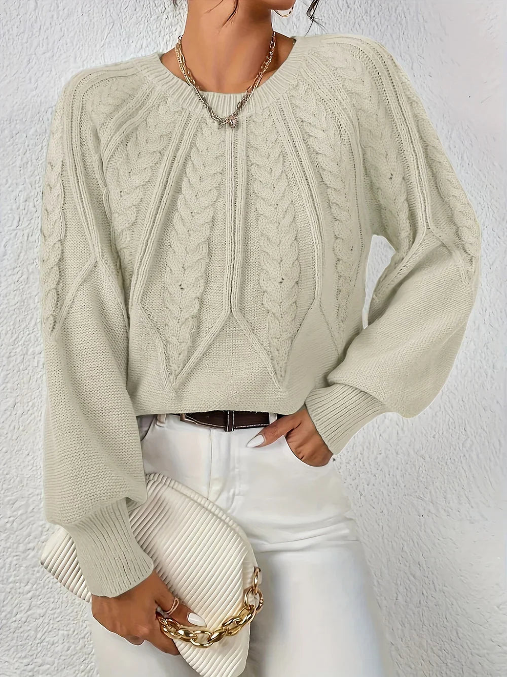 Zephyra - Chic warm knitted winter sweater