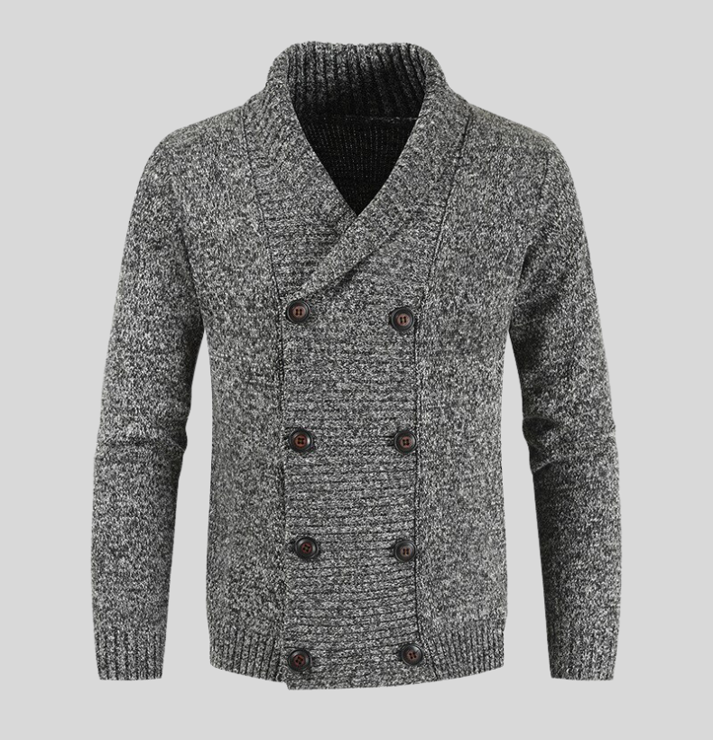 Ruben - Elegant knitted cardigan coat