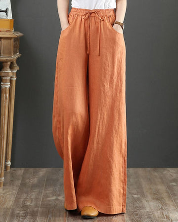 Evanie - Solid Color Trousers