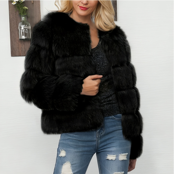 Chesca - Cosy soft faux fur winter jacket