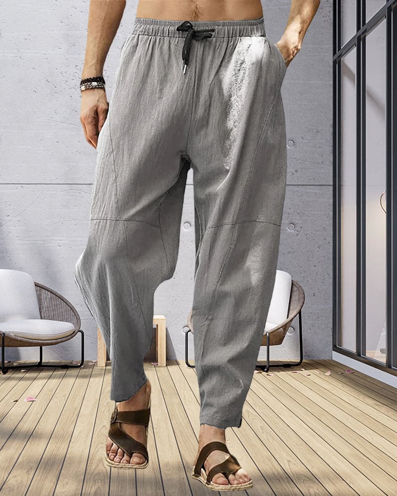 Earl - Loose drawstring trousers