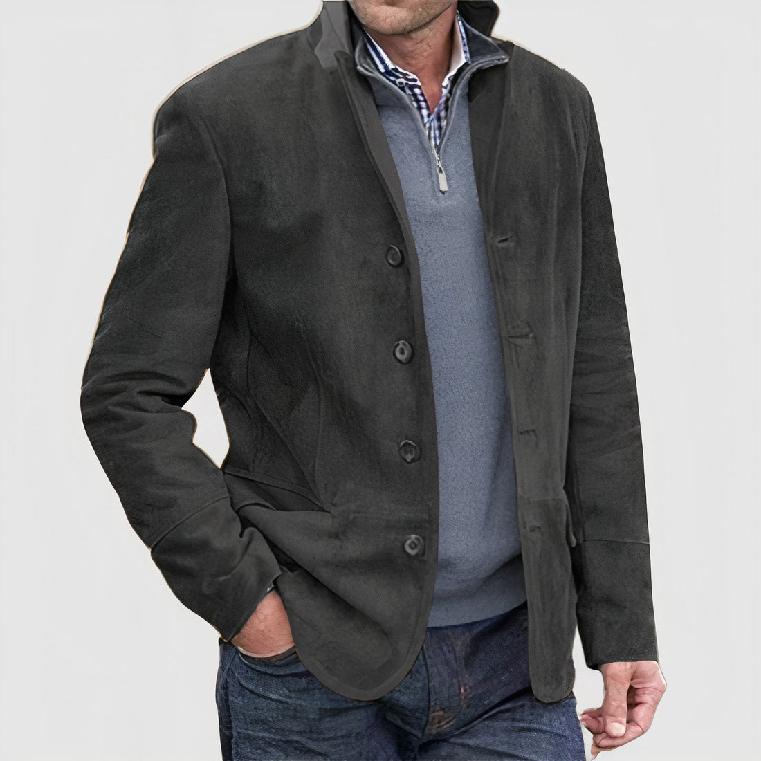 Dimitri - Casual button blazer jacket coat