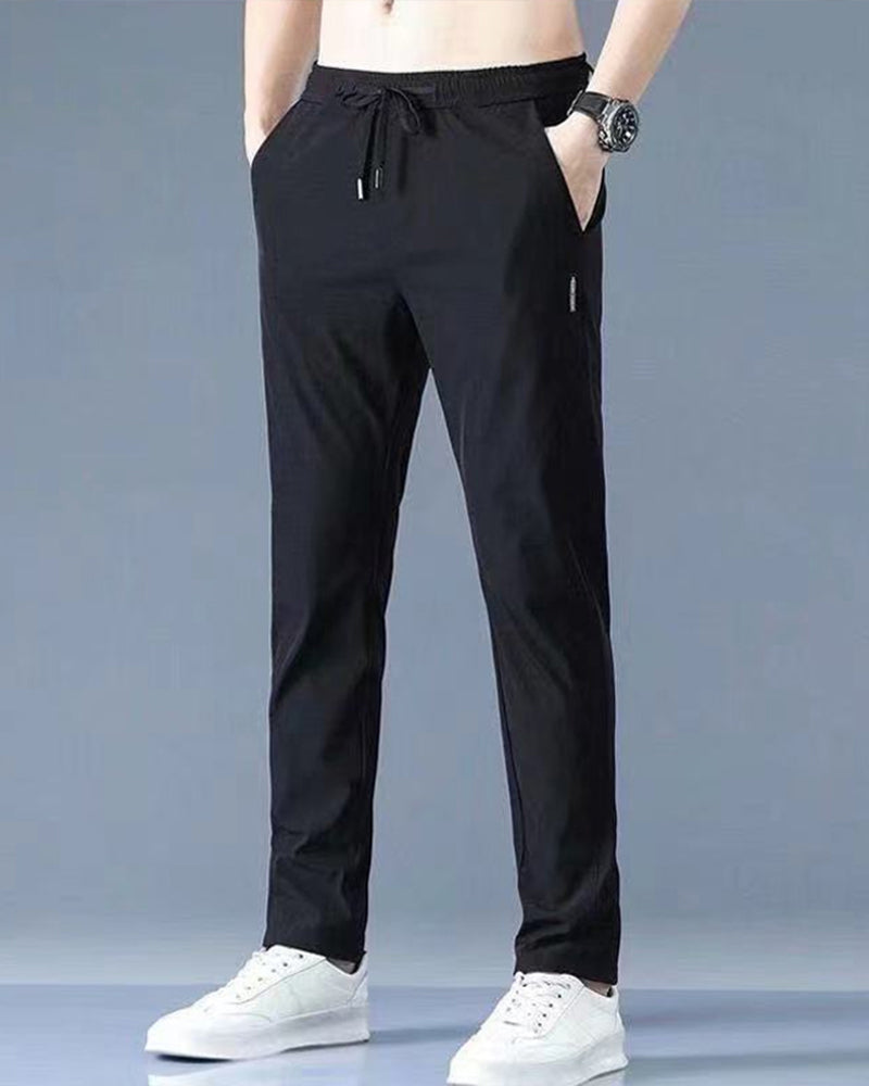 Jorge - Casual straight-leg trousers