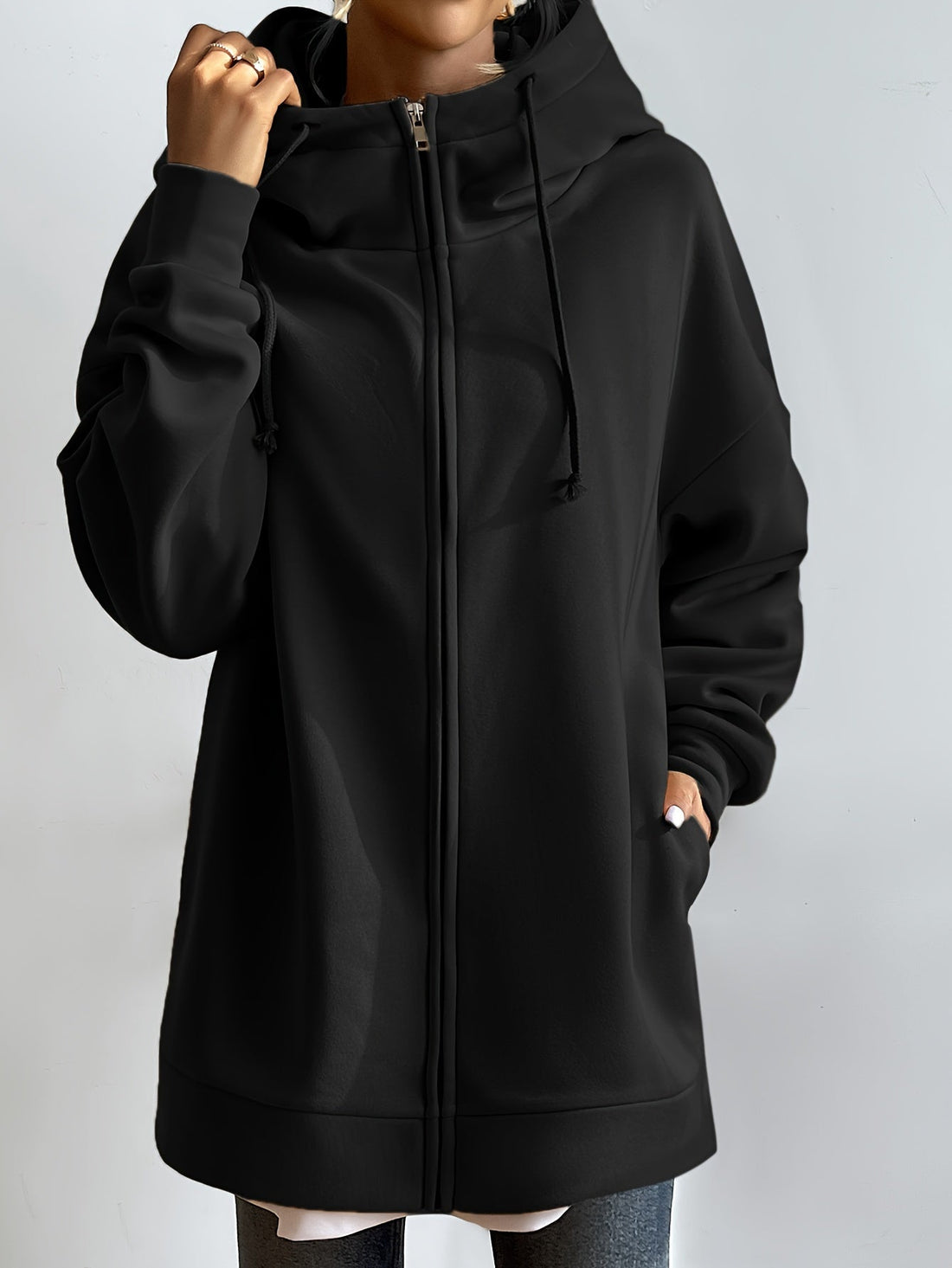 Marga - Cosy oversize zip-up hoodie