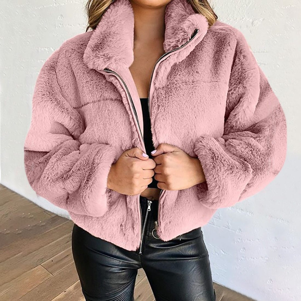 Thea - Chic warm soft plush jacket