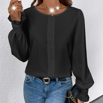 Jolina - Casual loose stylish lantern-sleeve blouse