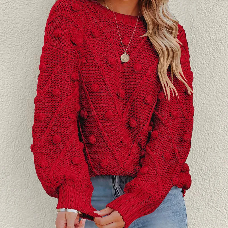 Roxane - Elegant trendy knitted comfortable sweater