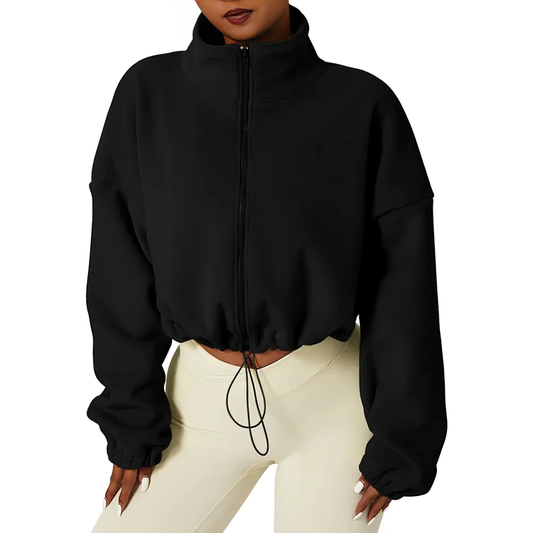 Cherry - Versatile women's winter zip jacket