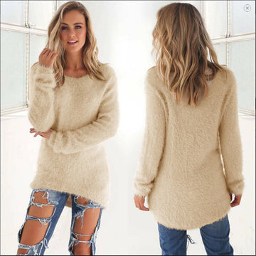 Amani - Casual Fluffy Sweater