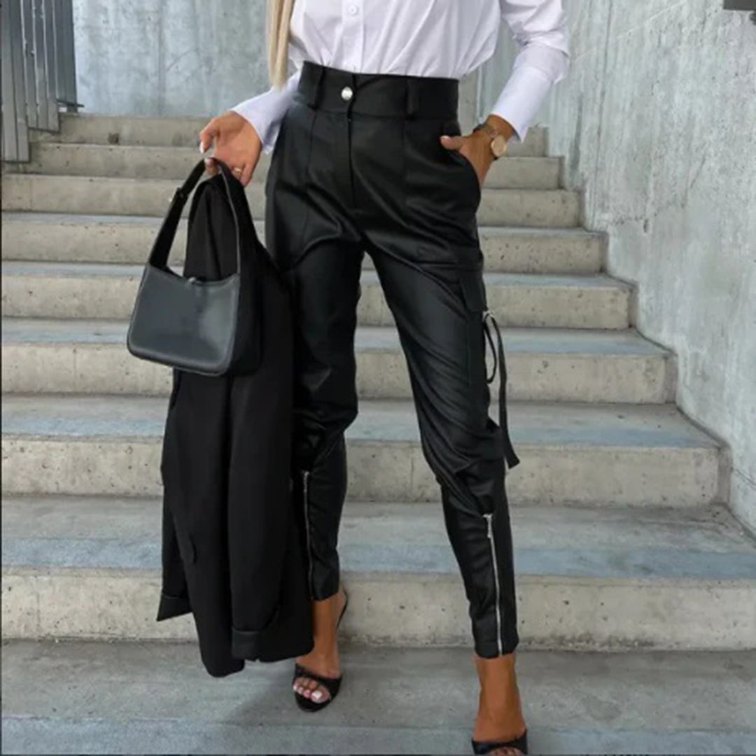 Elena - Leather Pants