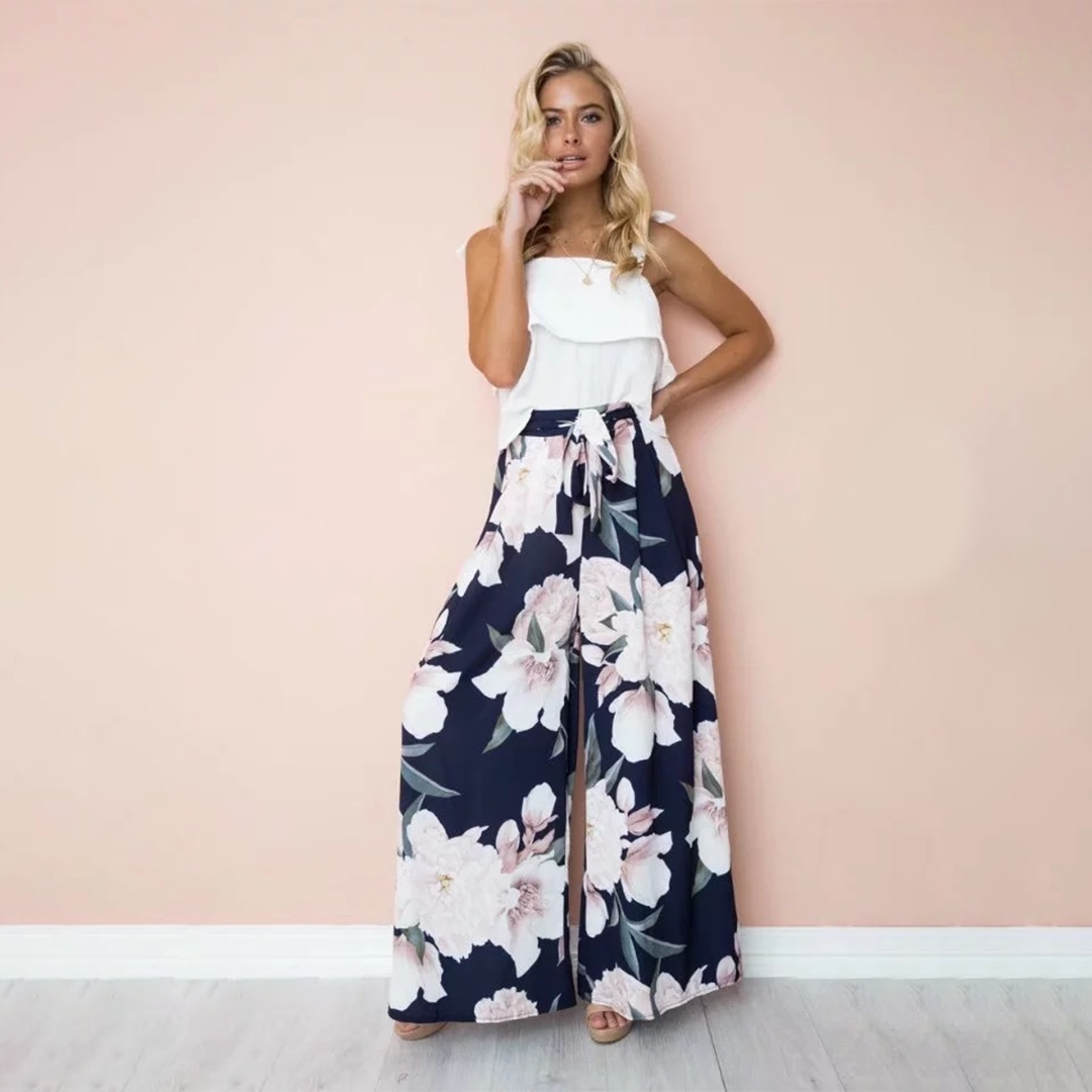 Winnelle - Floral Loose Trousers