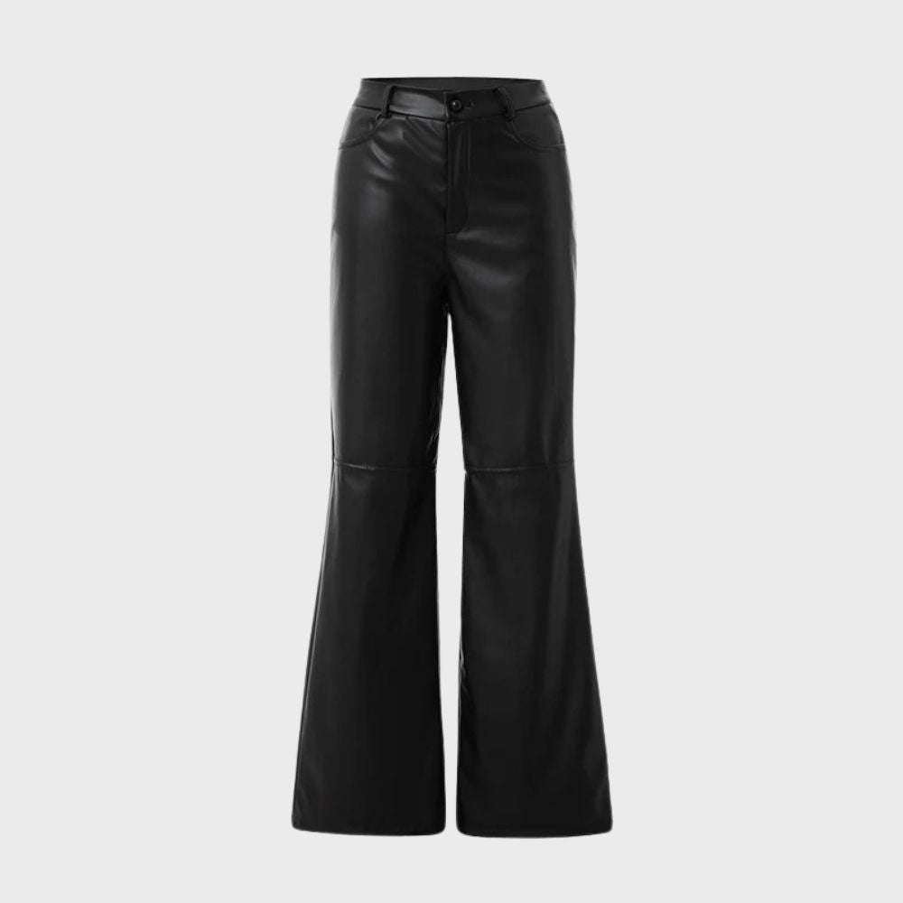 Jaska - Straight Cut Leather Pants