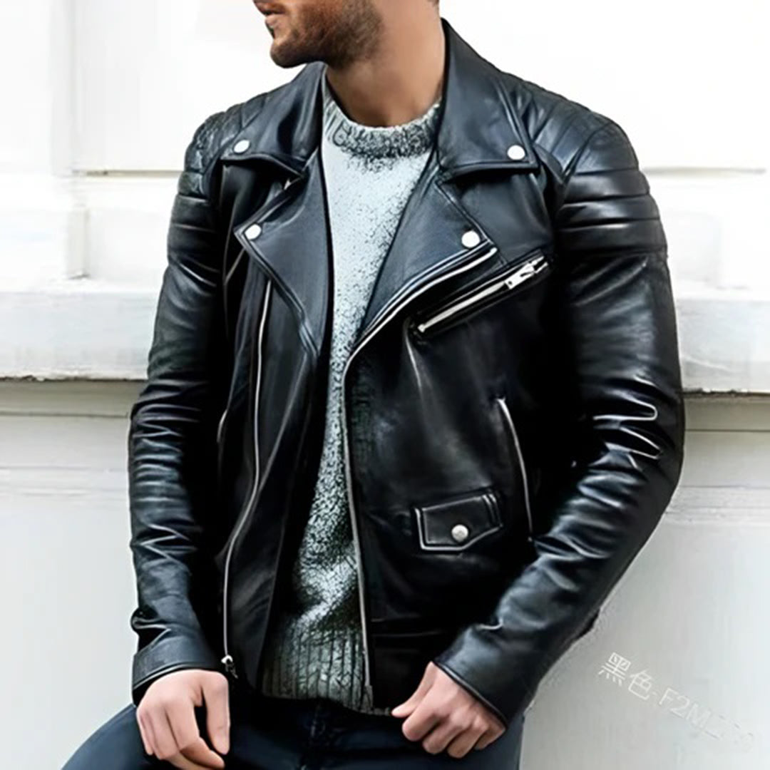 Cruz - Leather Biker Jacket