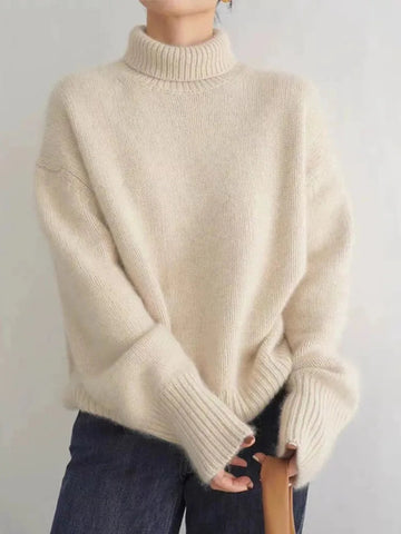 Abigale - Women's thick turtleneck cashmere sweater