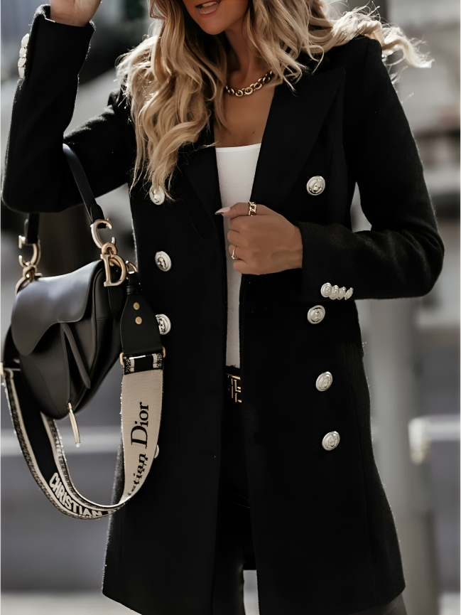 Amayah - Elegant winter trench coat