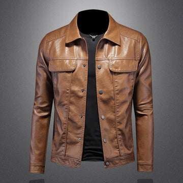 Houston -  Leather Biker Jacket