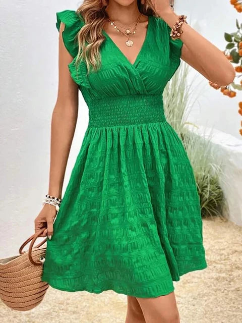 May - Summer V-Neck Dress