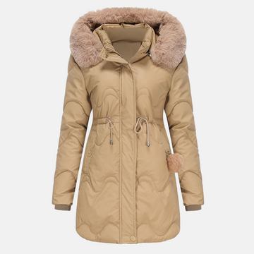 Zainab - Warm and soft winter jacket with fluffy hood