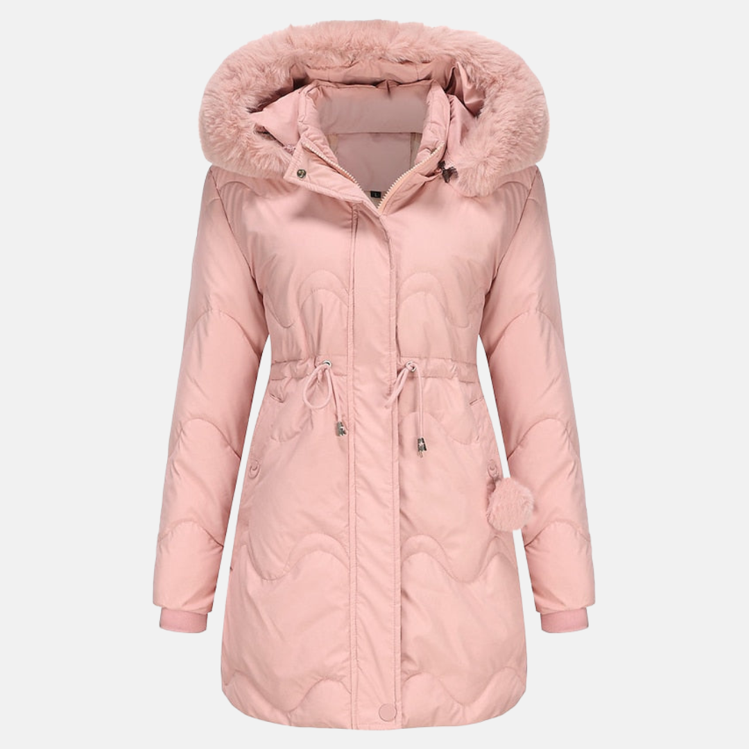 Zainab - Warm and soft winter jacket with fluffy hood