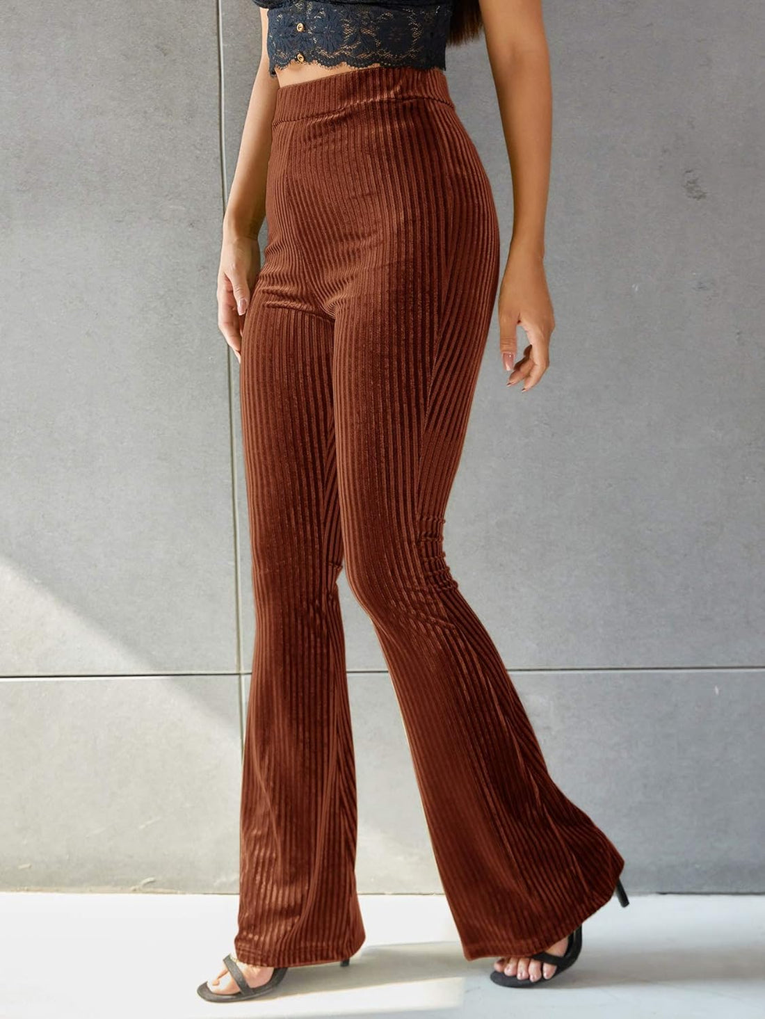 Melanie - Corduroy wide-leg trousers